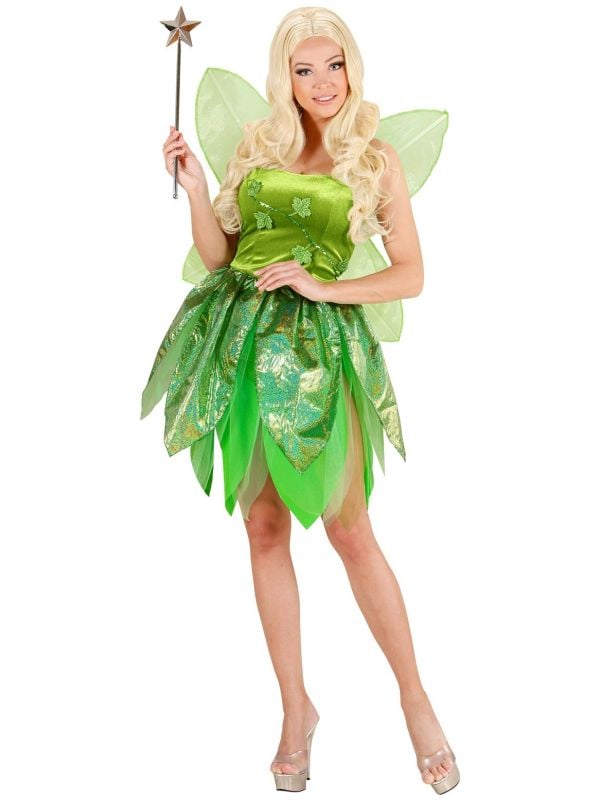 louter Bruin Dislocatie Tinkerbell kostuum dames | Feestkleding.nl