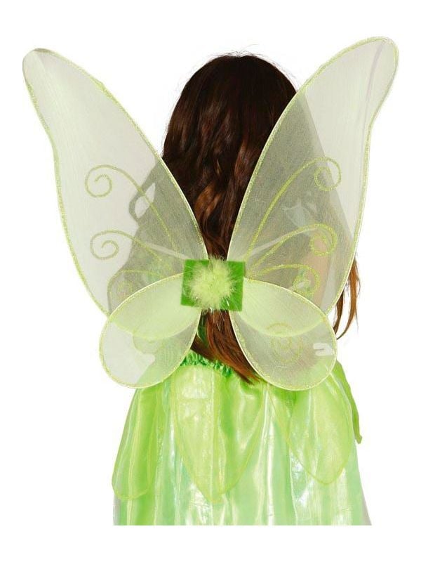 Tinkerbell vleugels glitters groen