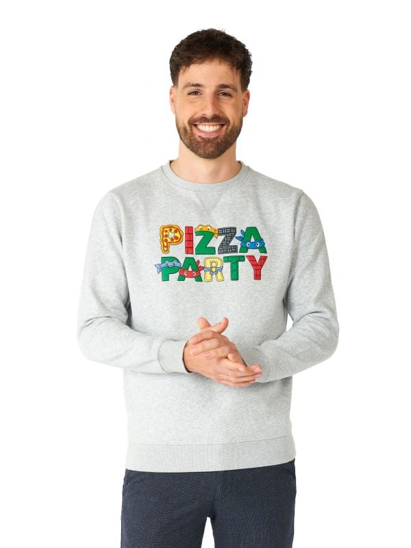 TMNT Pizza Time Sweater Heren Opposuits