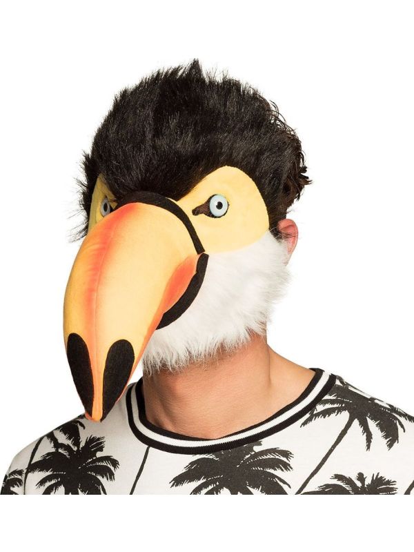 Toekan party pluche masker main product photo
