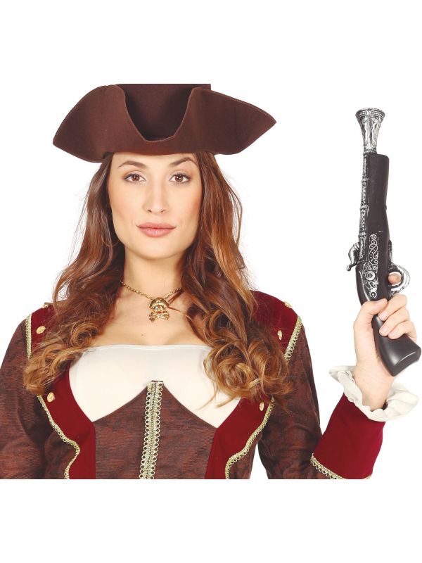 Traditioneel piraten pistool flintlock