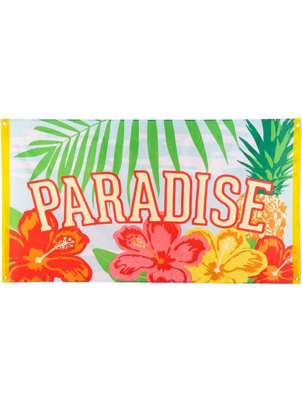 Tropical party banner
