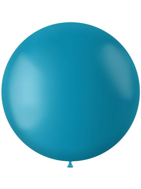Turquoise ballon matte kleur
