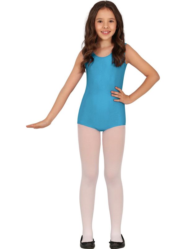 Turquoise Mouwloos Maillot Meisjes main product photo