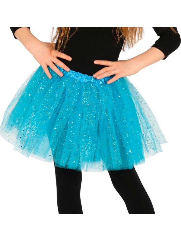 Tutu rokje kind blauw