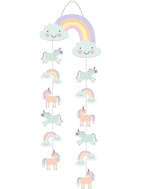 Unicorns en Rainbows hangdecoratie
