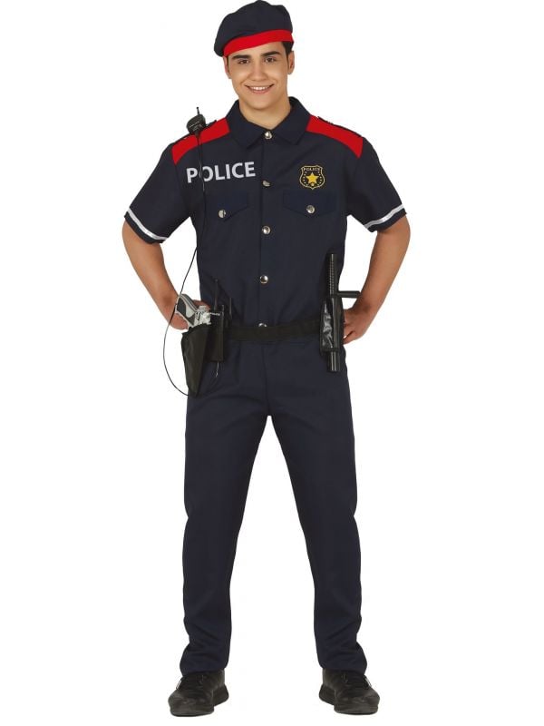 Uniform politie met rode strepen