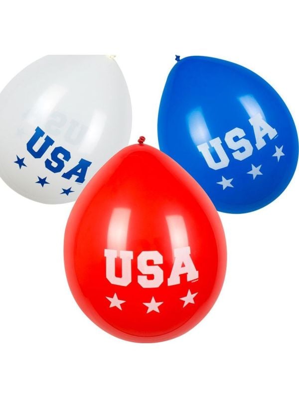 USA ballonnen set 6x