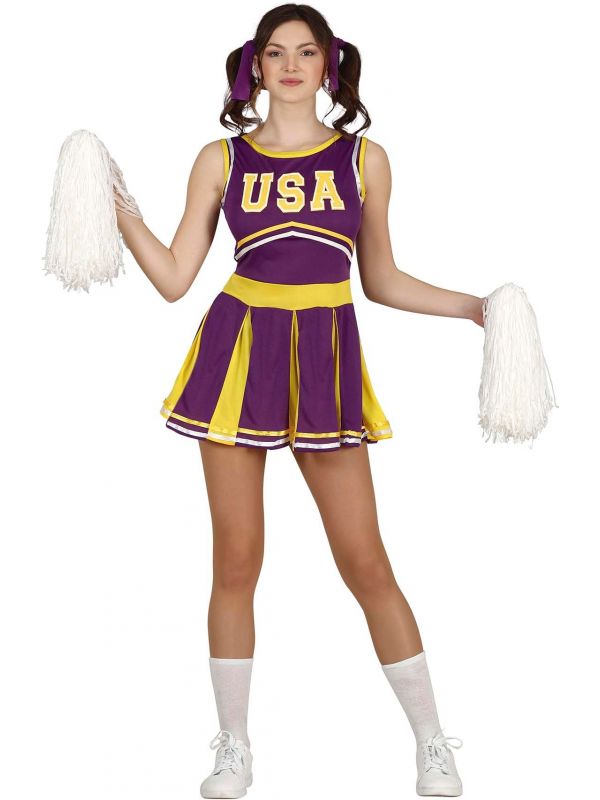 USA cheerleader outfit tiener