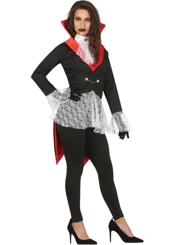 Effectief Zwart Dertig Vampier kostuum vrouw | Feestkleding.nl