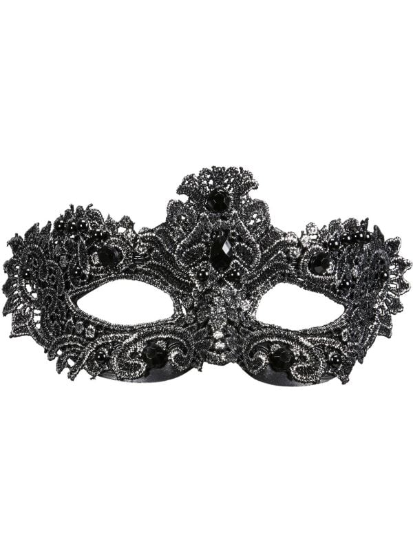 Venetiaans oogmasker zilver