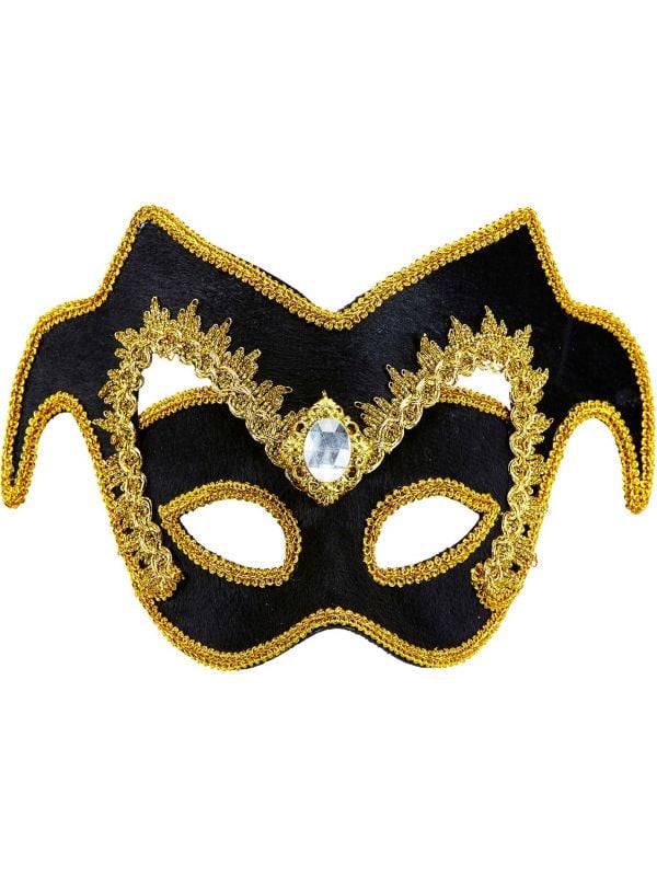 Venetiaanse edelman oogmasker met juweel
