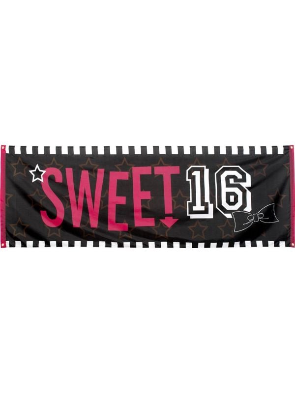 Verjaardag sweet 16 banner