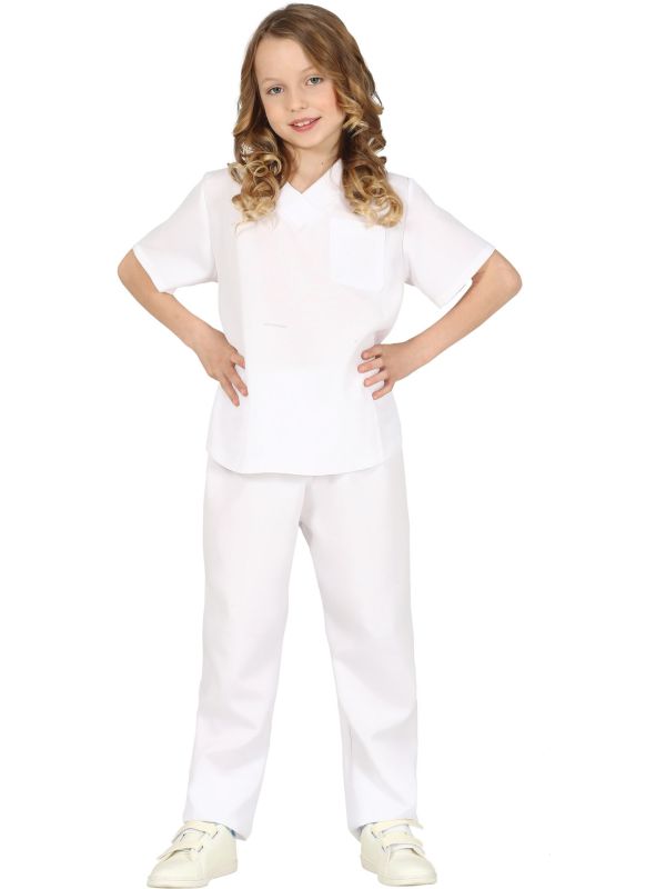 Verpleegkundige wit outfit kind main product photo