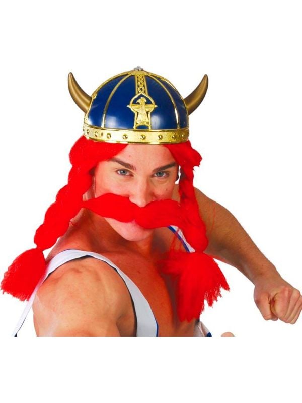 Vikinghelm Obelix blauw