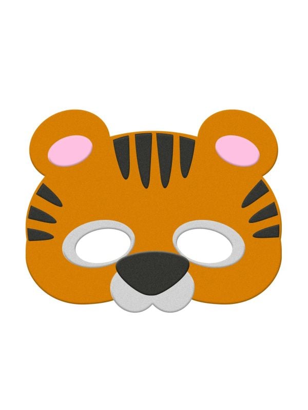 Vilten Tijger oogmasker