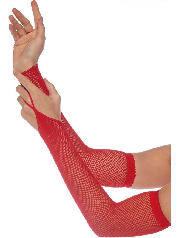 Visnet armwarmers rood main product photo