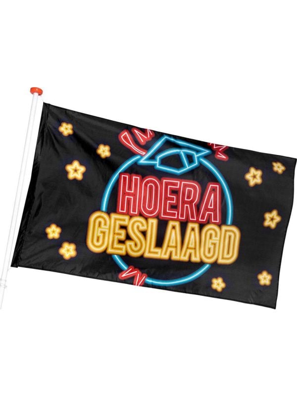 Vlag hoera geslaag