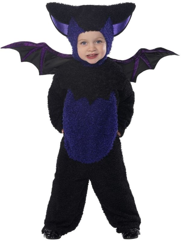 Vleermuis outfit jongens zwart main product photo