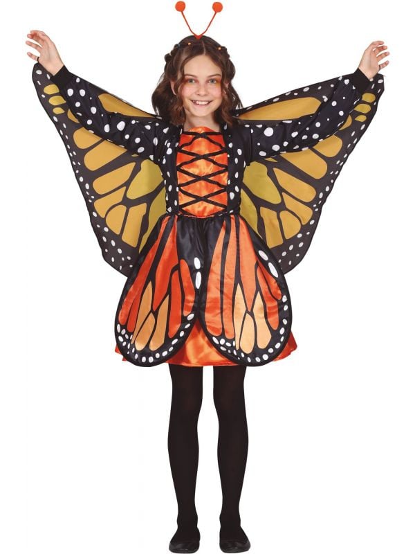 Vlinder met vleugels outfit meisjes