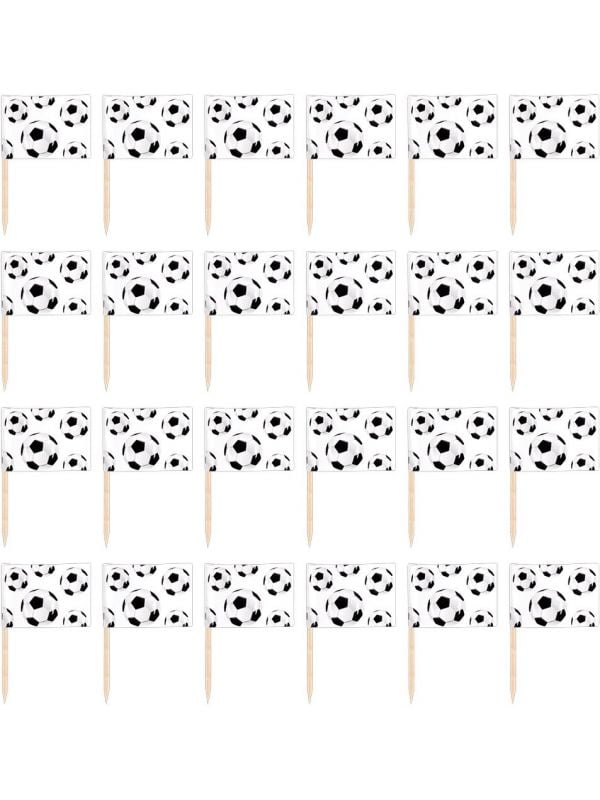 Voetbal thema prikkertjes 24x