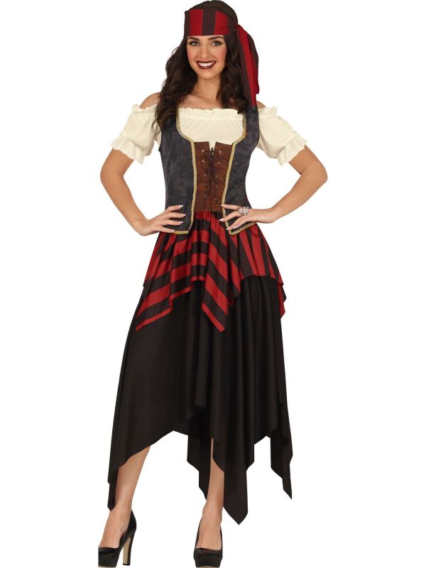Volwassenen Piratenoutfit Jange Jurk