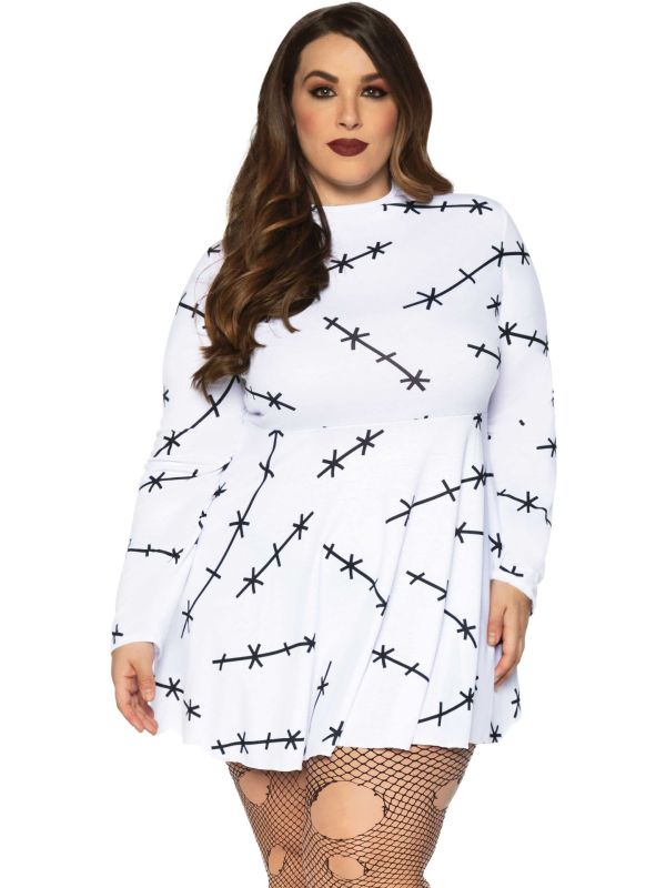 Voodoo jurkje hechtingen plus size main product photo