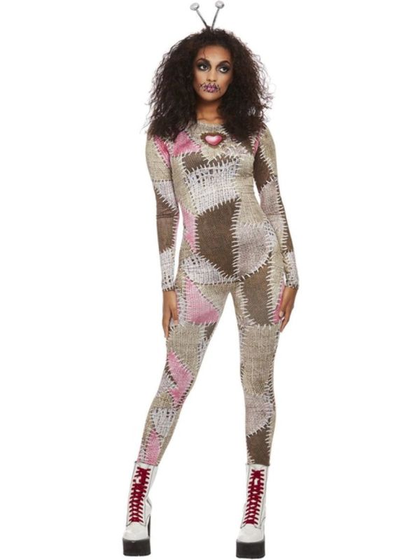 Voodoo Pop Kostuum Dames Bruin main product photo