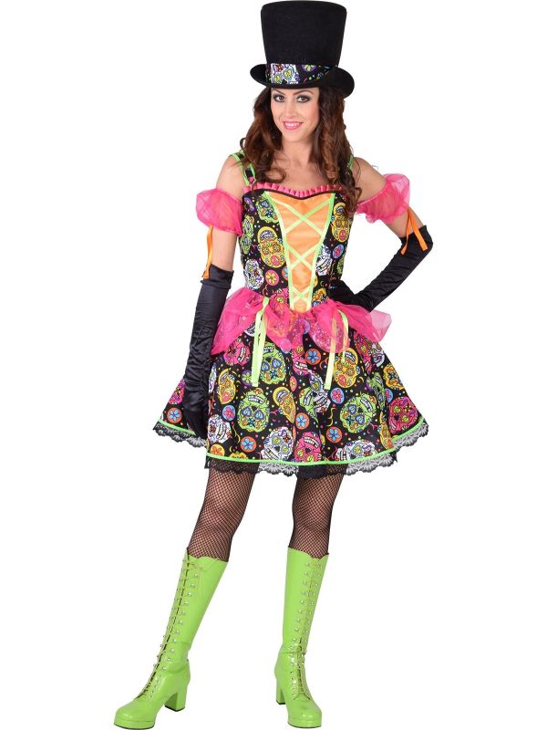 Vrouwen Dia de los Muertos jurk main product photo