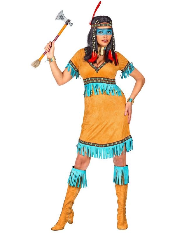 Vrouwen indianen jurkje