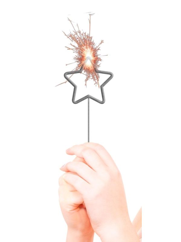 Vuurwerk sterretje stervormig 16,5cm