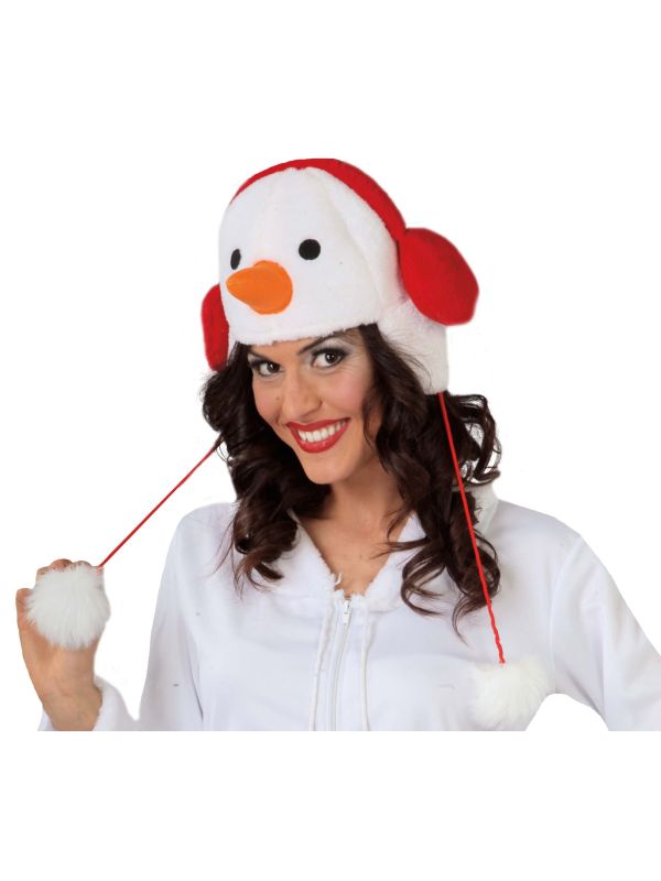 Warme kerstmuts sneeuwman main product photo