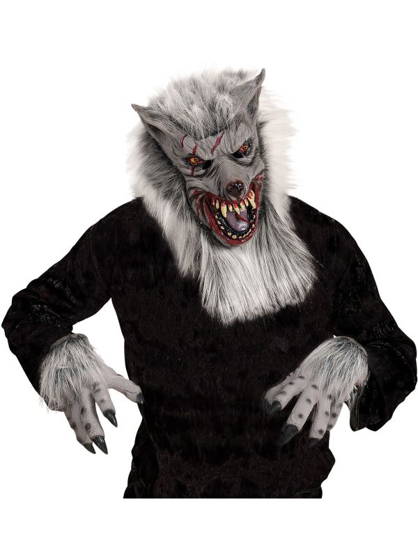 Weerwolf pluche masker met handen main product photo