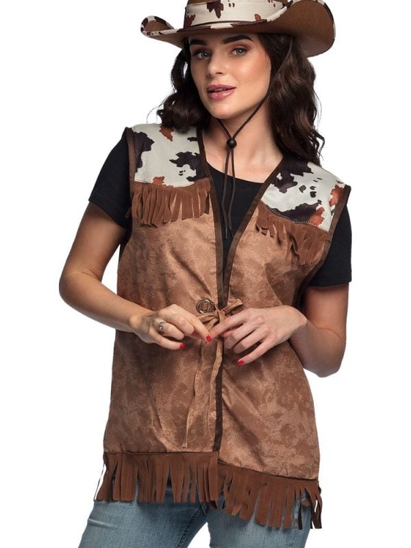 Western vest bruin