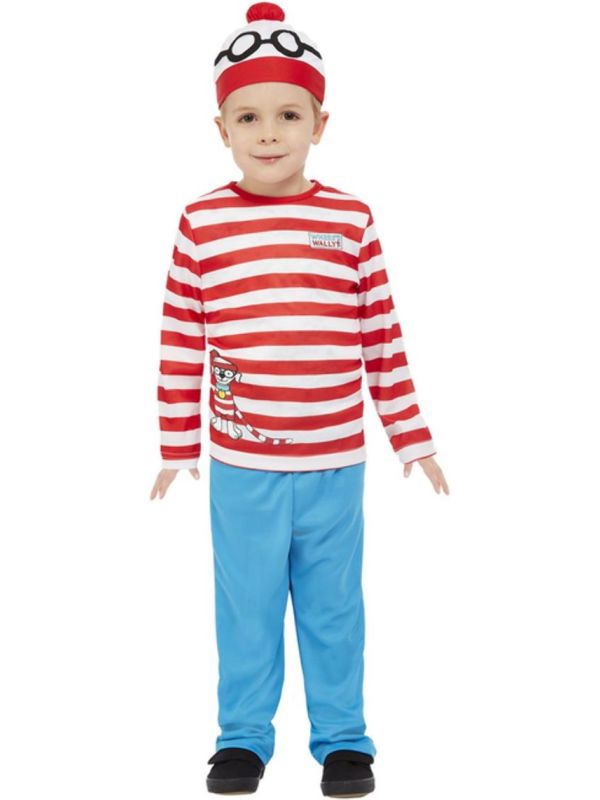 Where's Wally Jongens Pak Rood en Wit main product photo