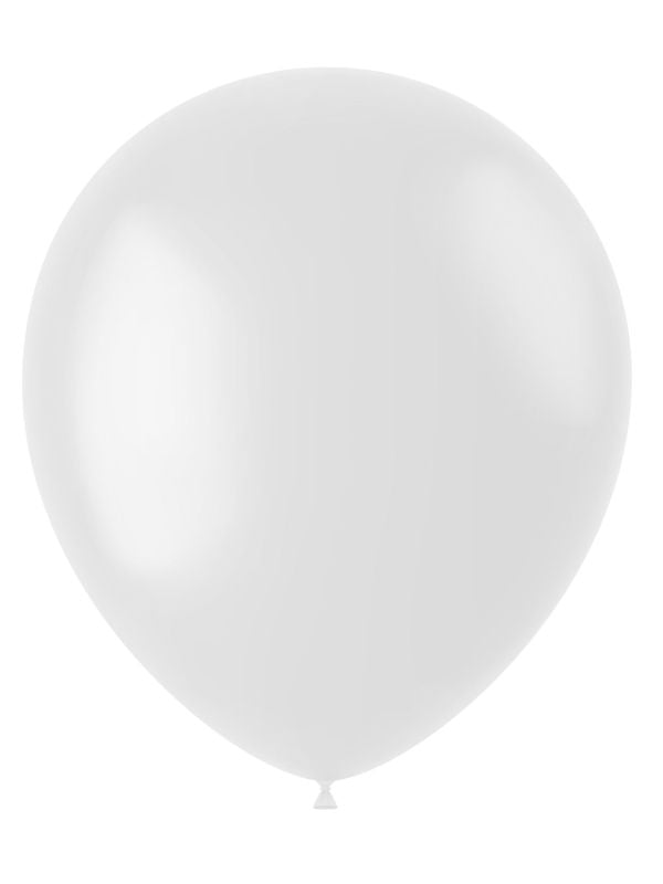 Witte ballonnen matte kleur