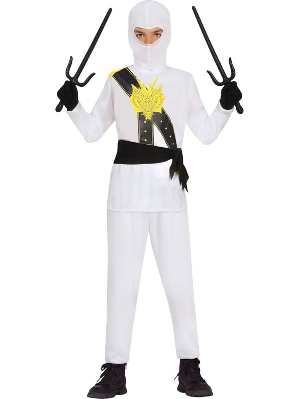 Witte Ninja Outfit Kind main product photo