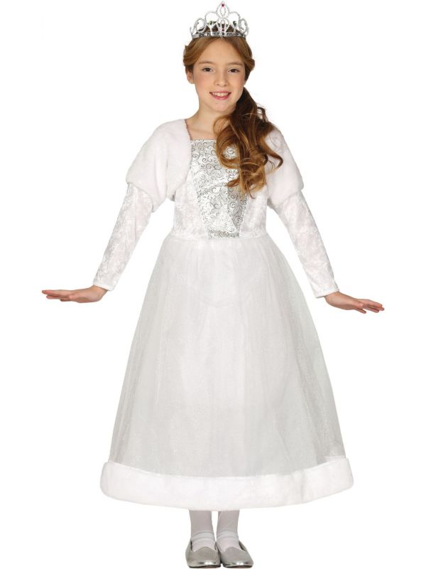 Witte prinsessen jurk meisje
