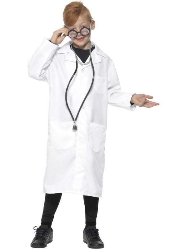 Witte wetenschapper lab jas