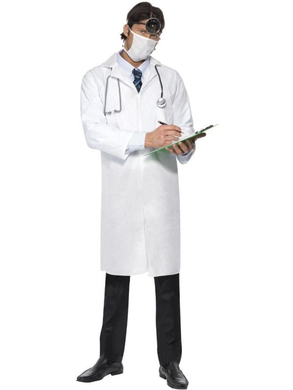 Witte ziekenhuis dokter kostuum