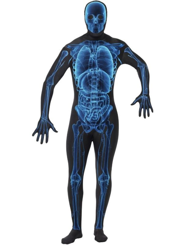 X Ray skeletten morphsuit