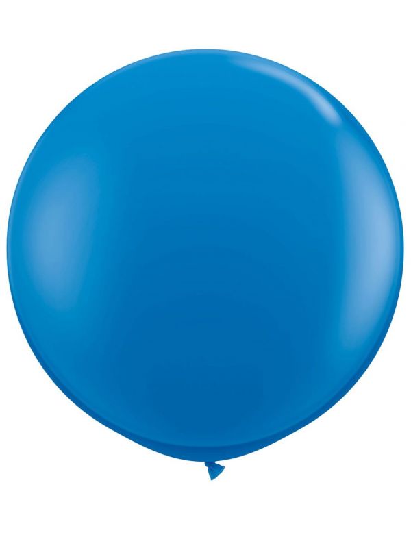 XL ballon donkerblauw 90cm