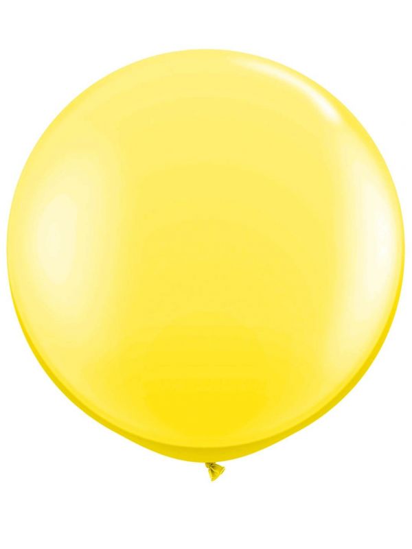 XL ballon geel 90cm