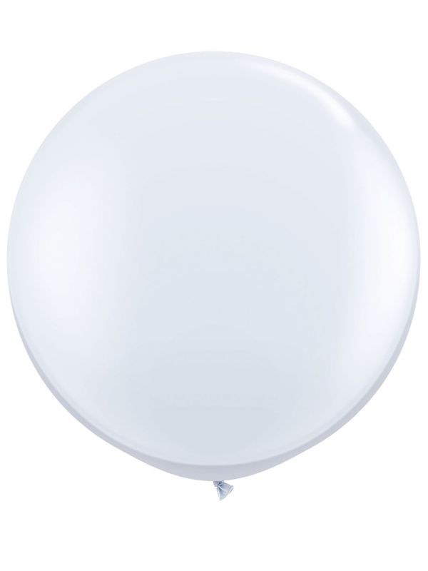 XL ballon wit 90cm