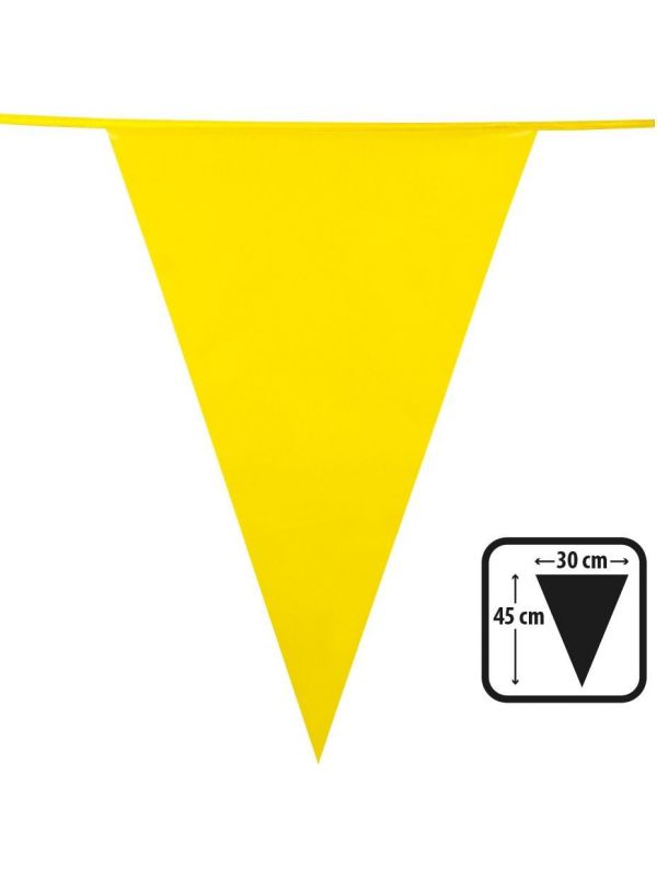 XL vlaggenlijn geel
