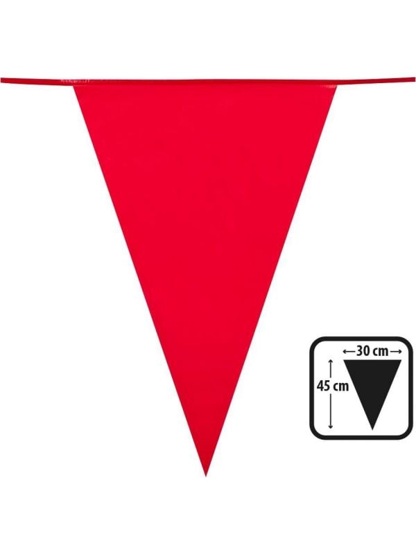 XL vlaggenlijn rood