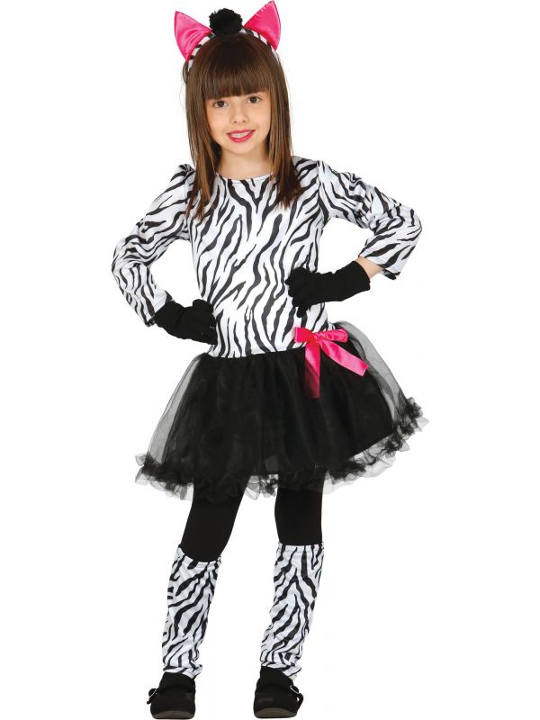 Zebra jurk meisjes
