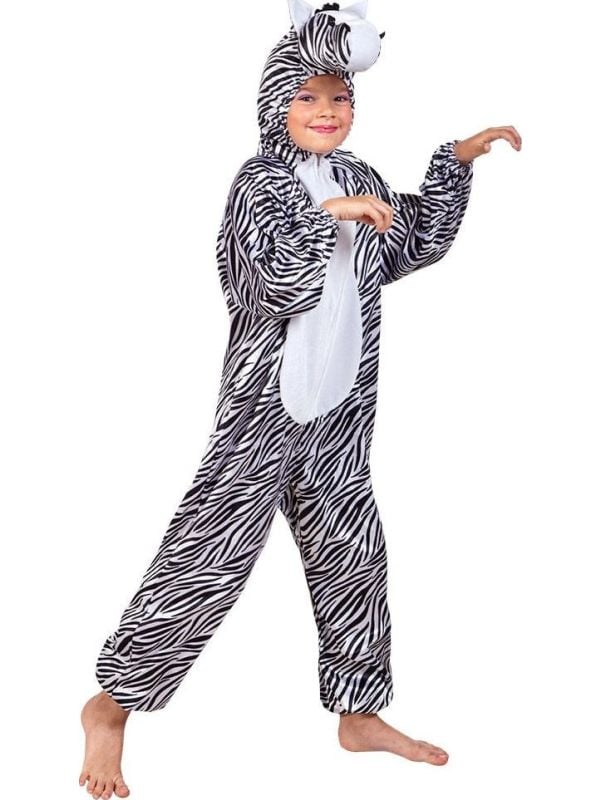 Zebra onesie kind pluche