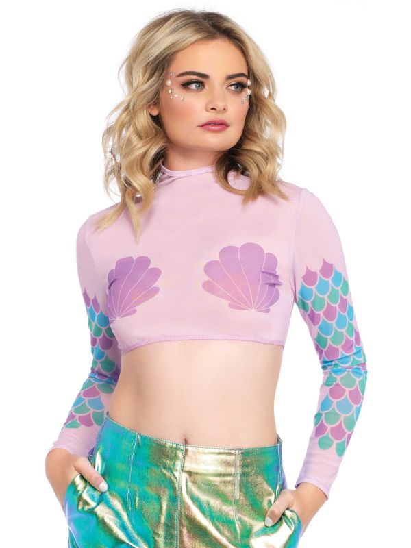 Zeemeermin crop top