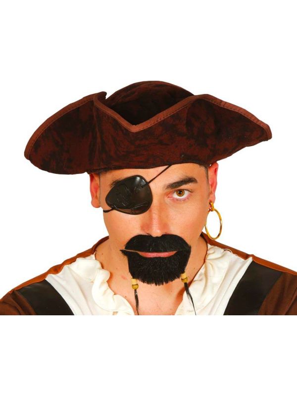 Zeerover hoed imitatieleer main product photo